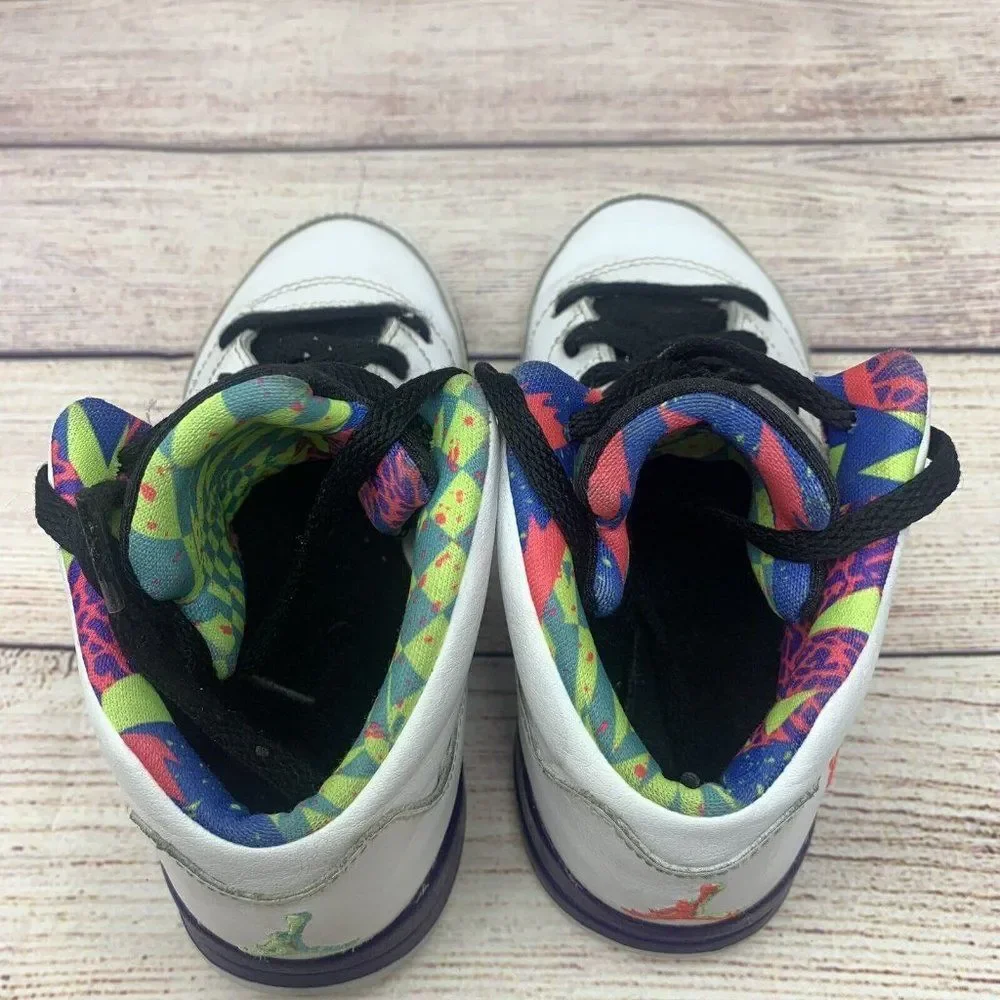 Nike Air Jordan 5 Alternate Bel Air Toddler Size 10C Shoes DB3025 100